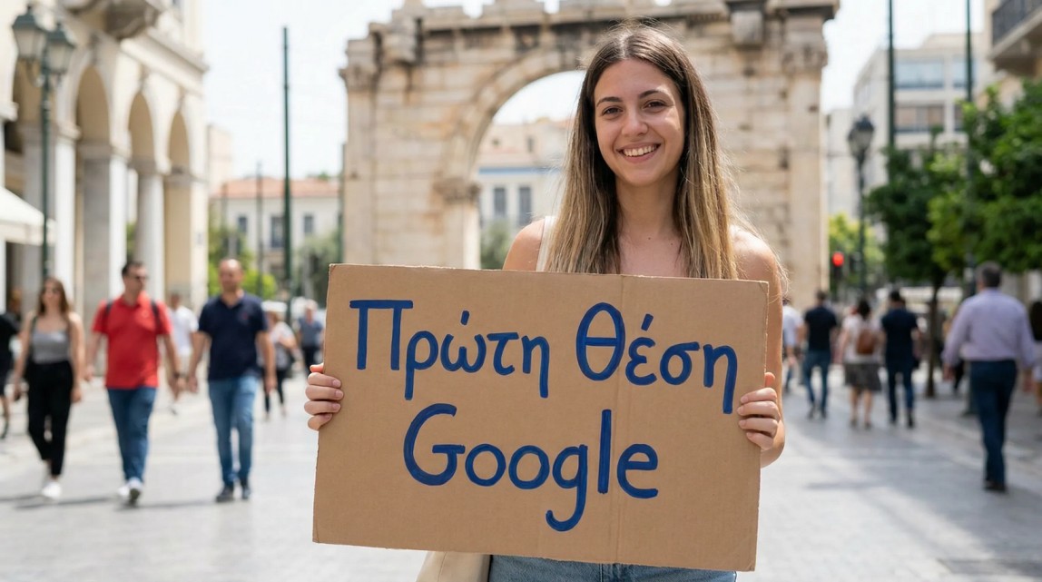 βγείτε πρώτοι στη Google πρώτος στη Google κορυφαία κατάταξη Google